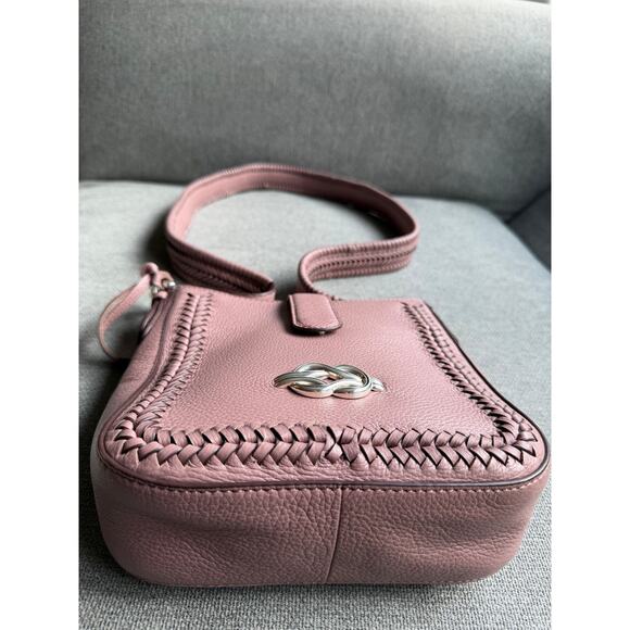 Brighton Fia Crossbody Leather Bag French Mauve - Picture 3 of 15